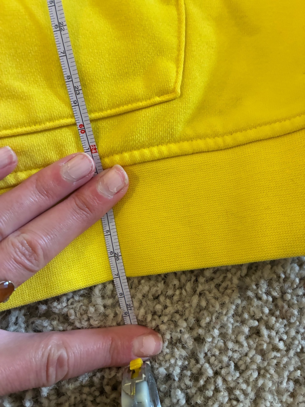 G/FORE Men's Gradient Circle G's Oversized Hoodie in Cyber Yellow Size L - Picture 6 of 8